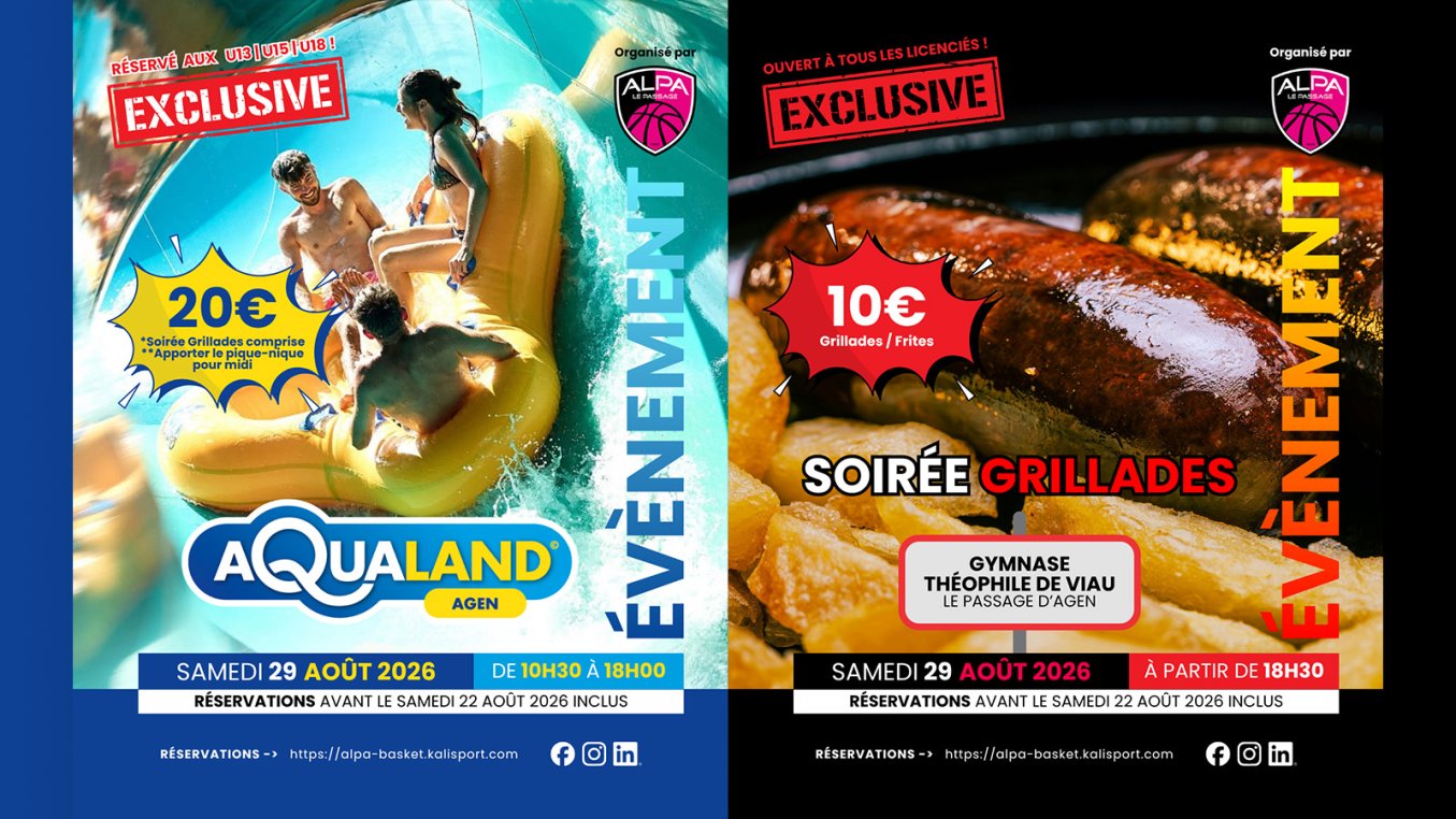 Journée Aqualand / Soirée Grillades