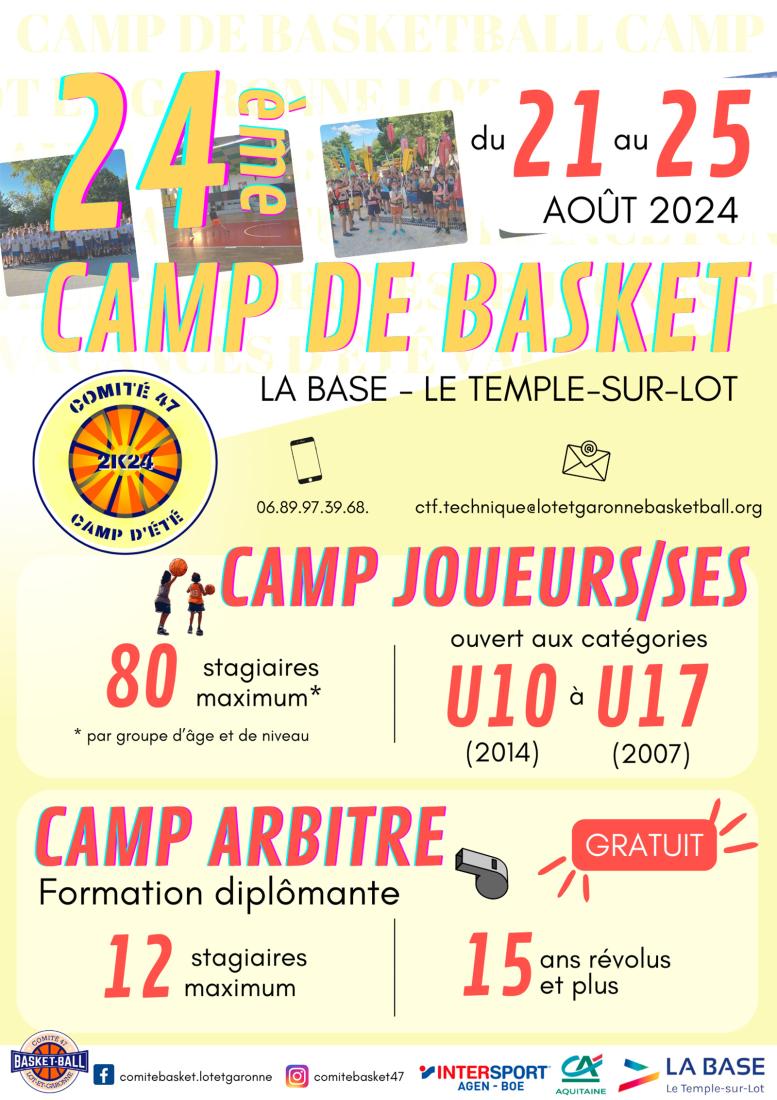 Camp d'été 2k24 du Comité 47