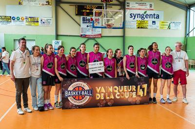 Finale Coupe 47 U15F : U15F1 vs Val d'Albret Basket (3 juin 2023)
